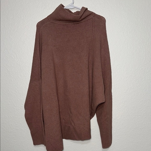 All Saints Wool Blend  Roll Neck Relaxed Fit Sweater L - Picture 7 of 8